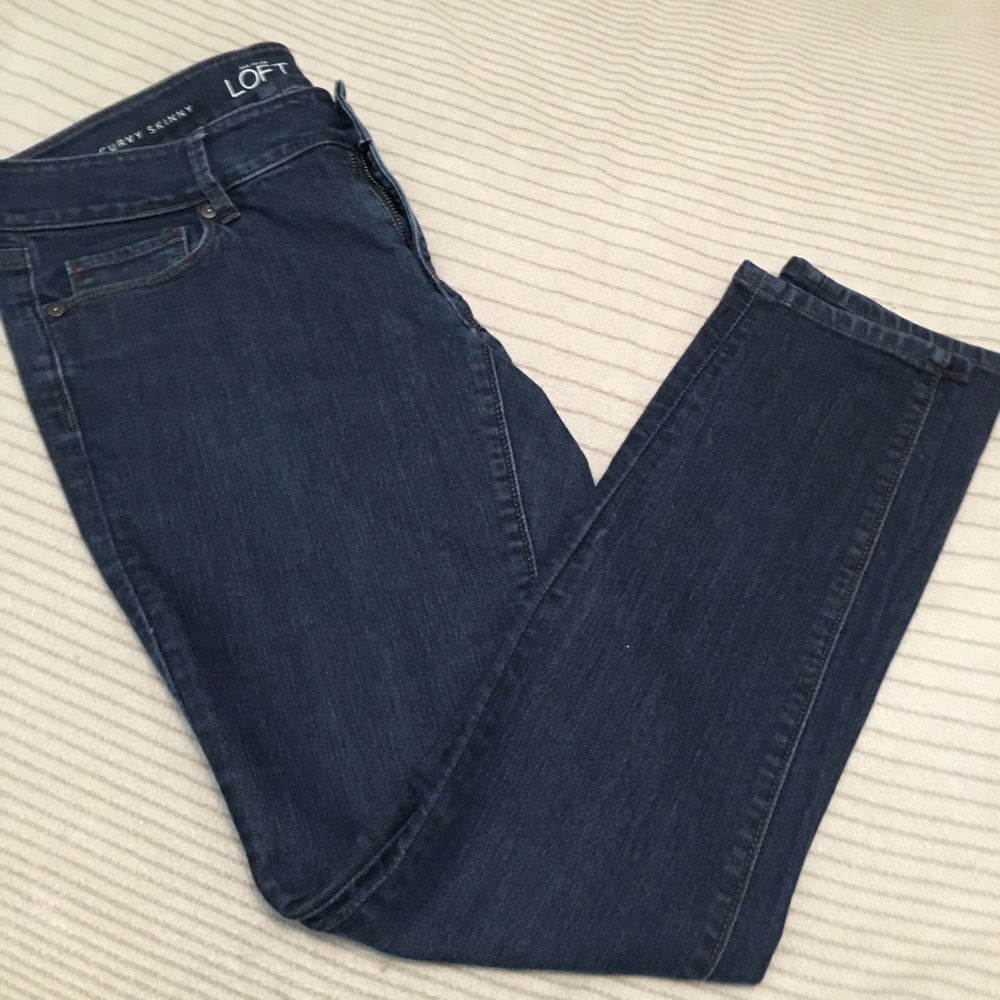 Loft Ann Taylor curvy skinny jeans